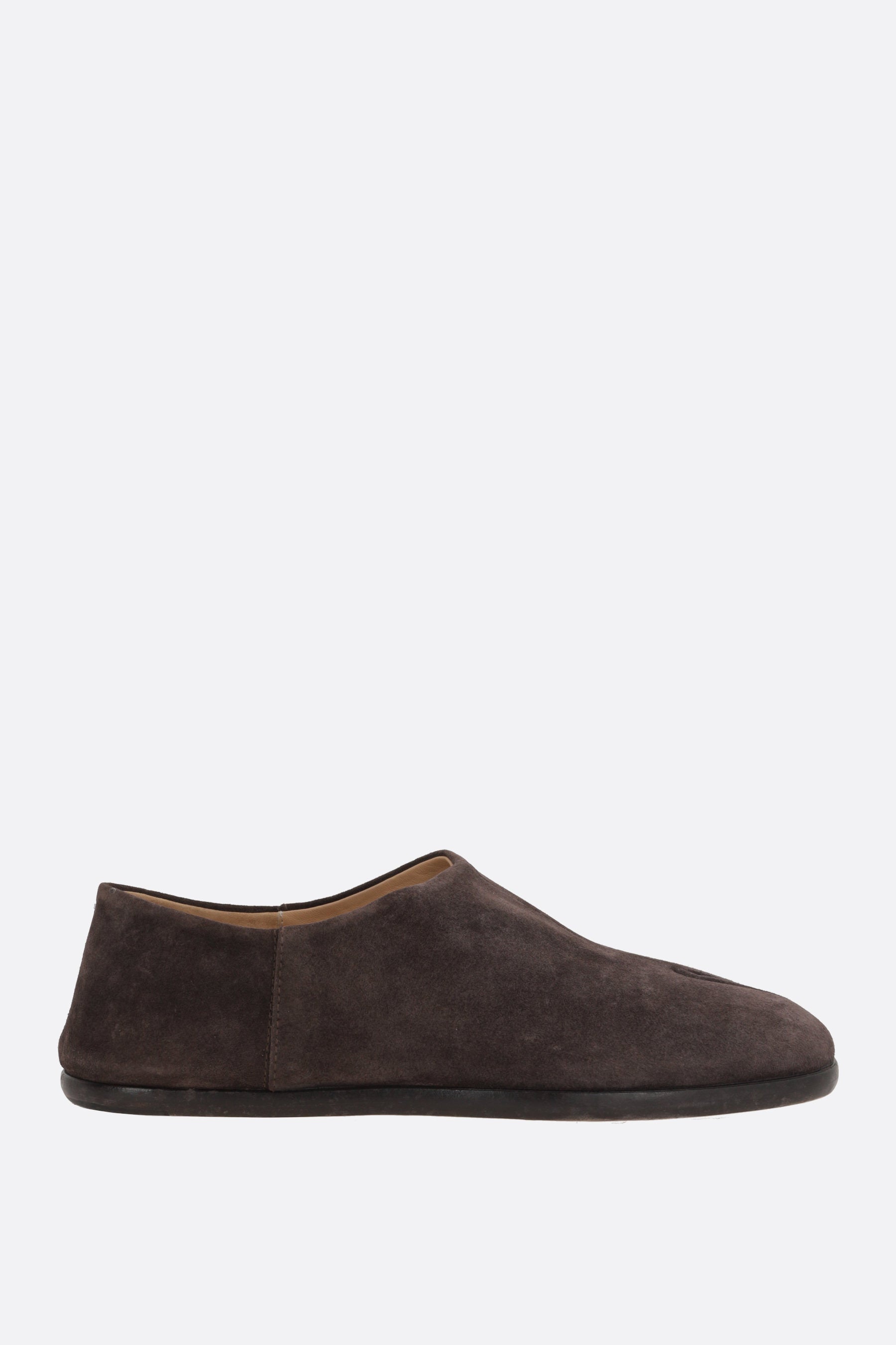 Tabi slip-on shoes in suede