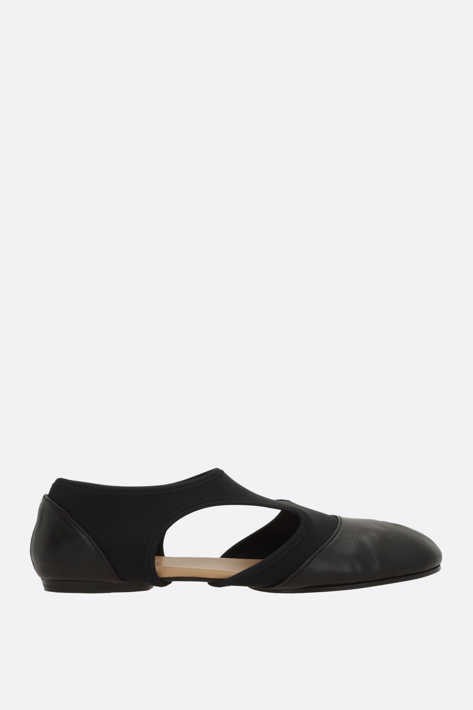 Tabi Jazz slippers in nappa and neoprene