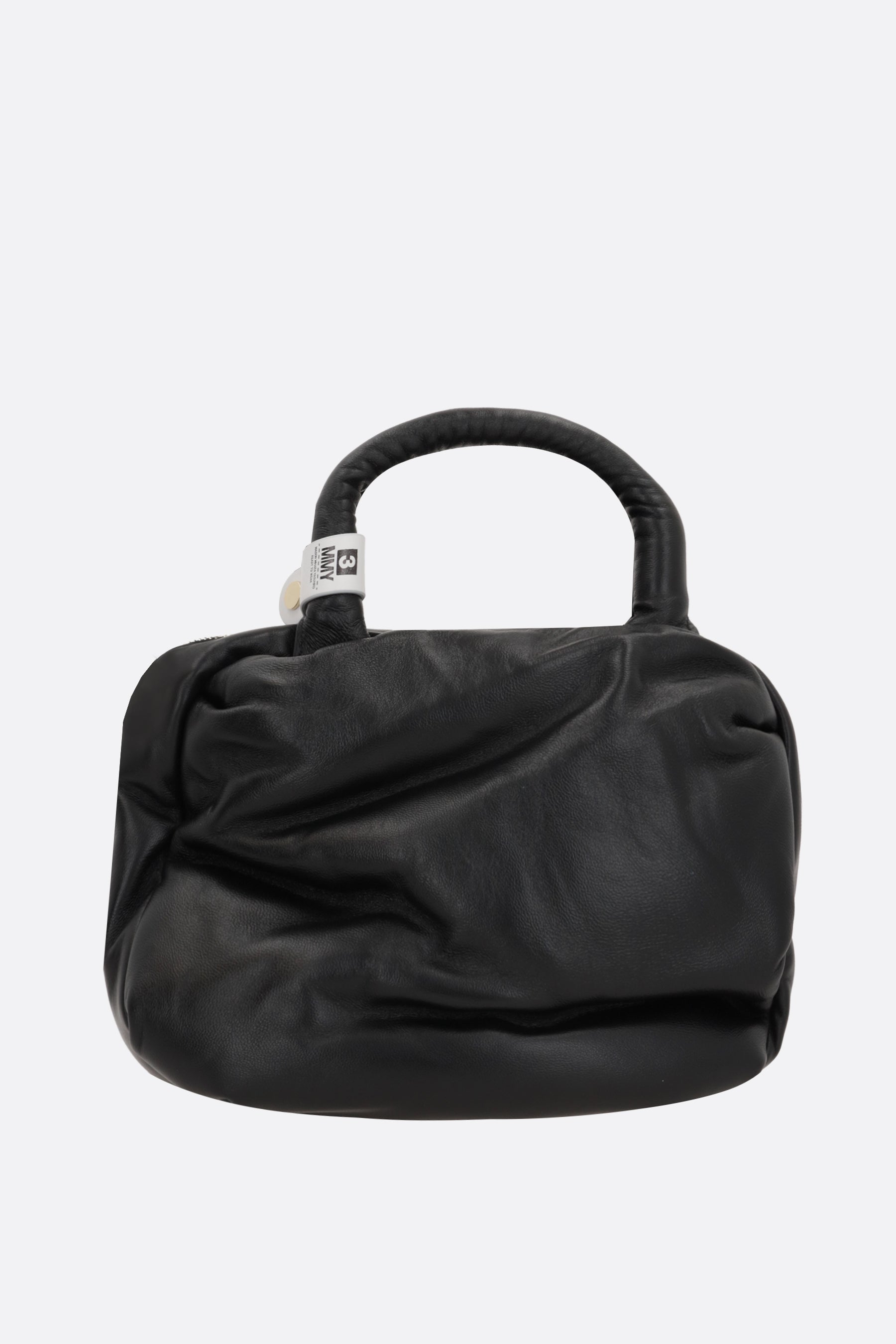 Puker / Puffer Squale padded nappa handbag