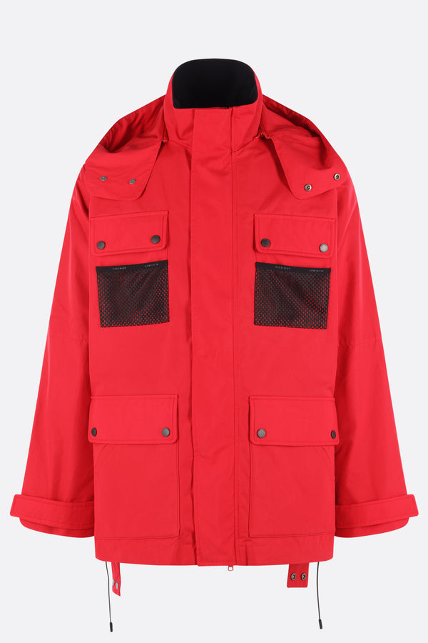 oversized windbreaker in cotton