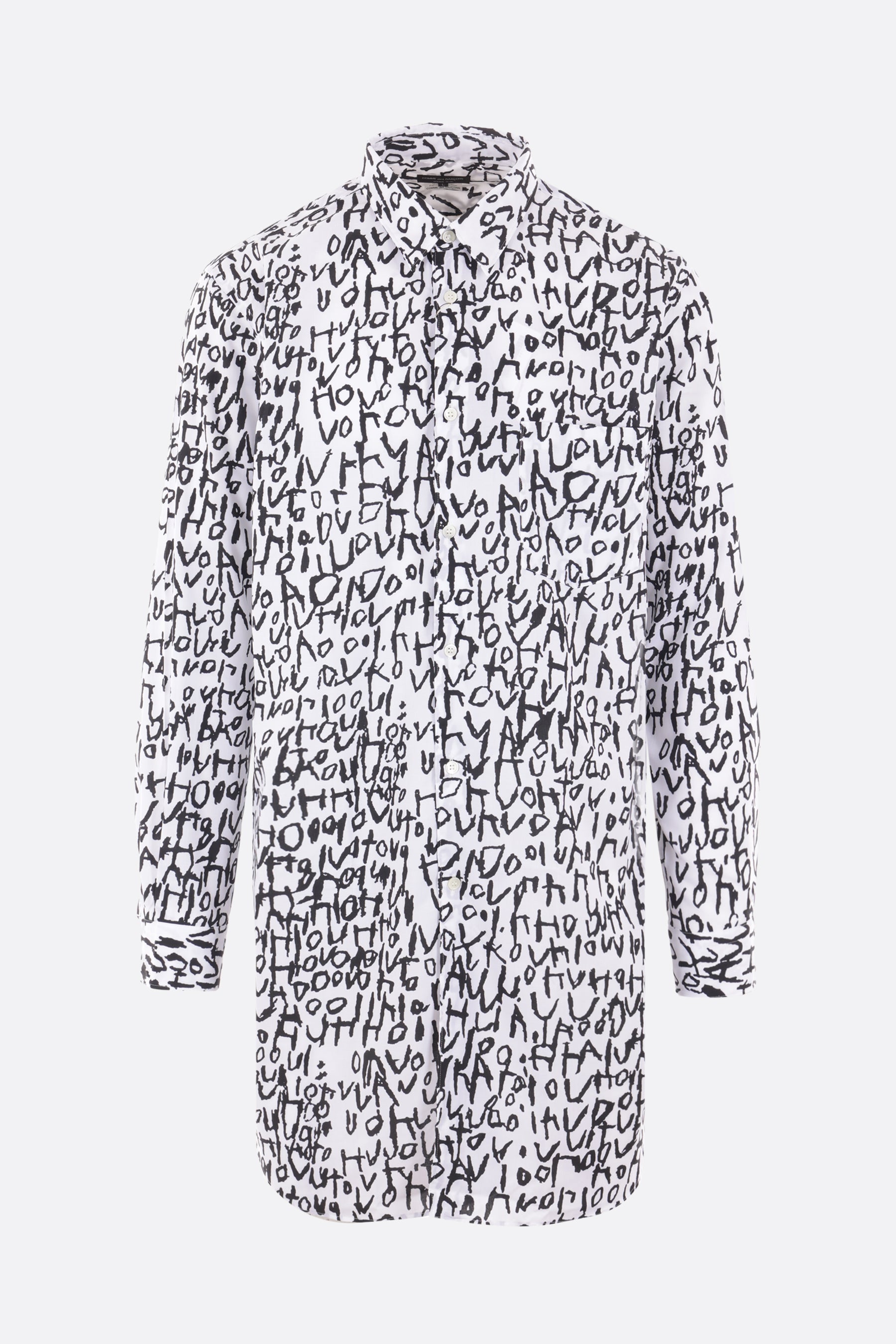 technical poplin oversized shirt