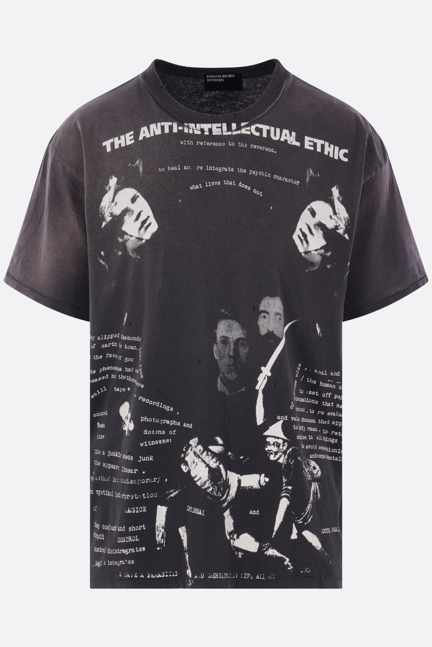 t-shirt Anti-Intellectual Ethic in cotone