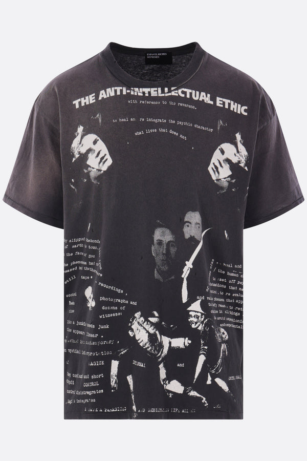 t-shirt Anti-Intellectual Ethic in cotone