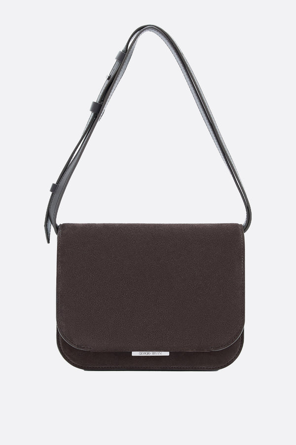 suede medium shoulder bag