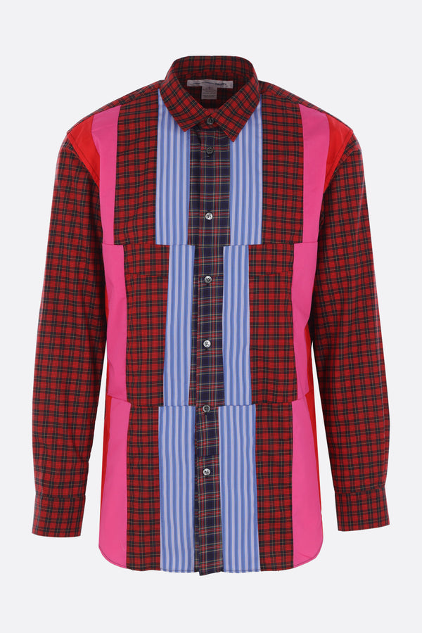 patchwork cotton shirt