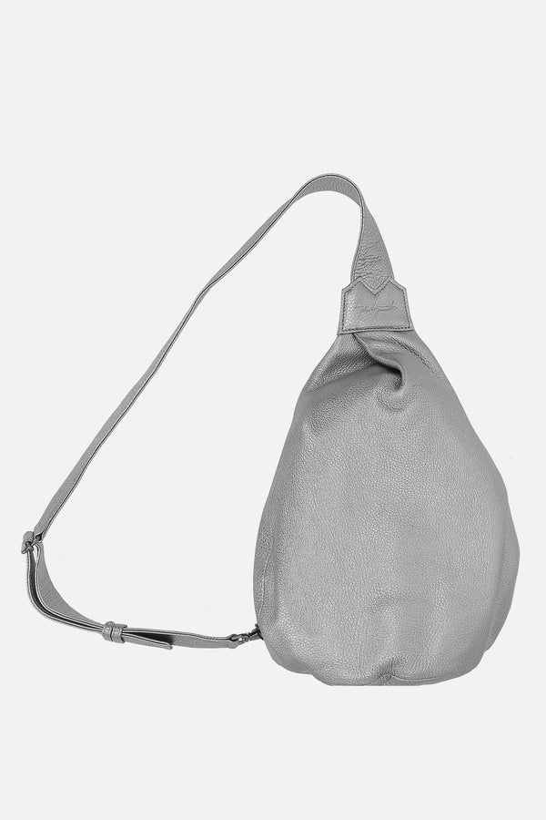 Y small sling bag in grainy leather