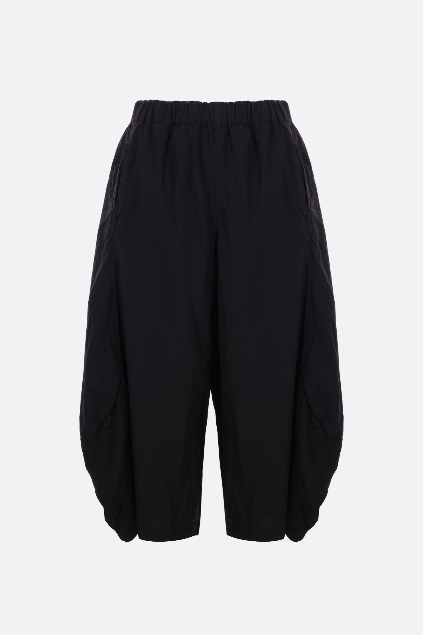 technical jersey oversized cropped pants