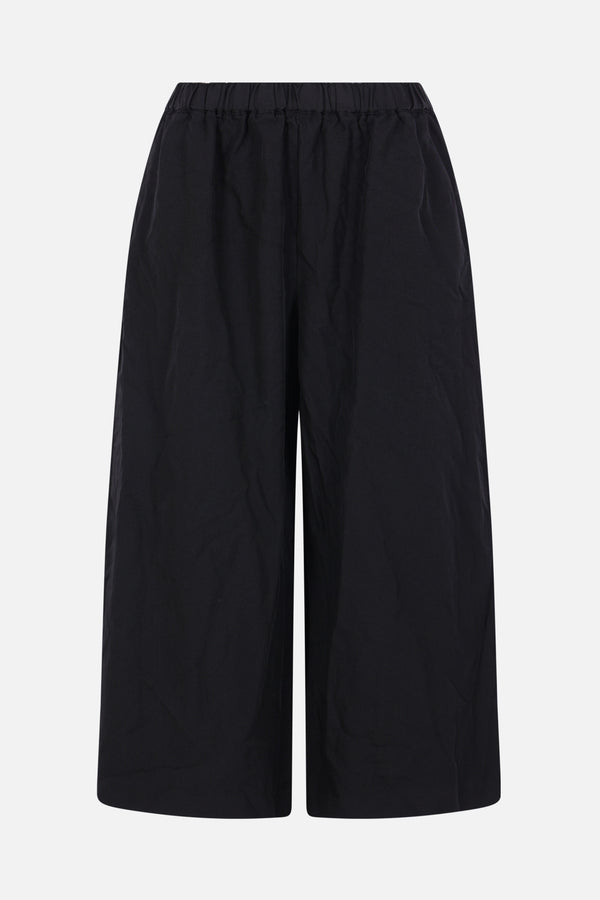twill culotte trousers