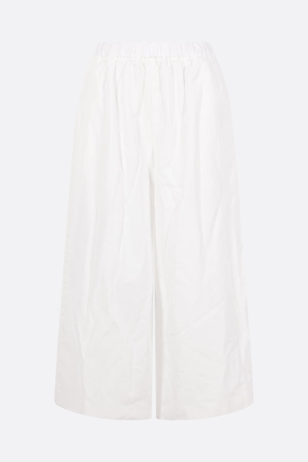 twill culotte trousers