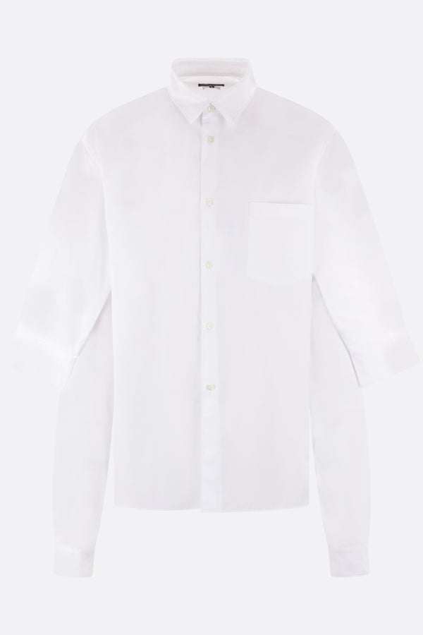 poplin shirt with four sleeves