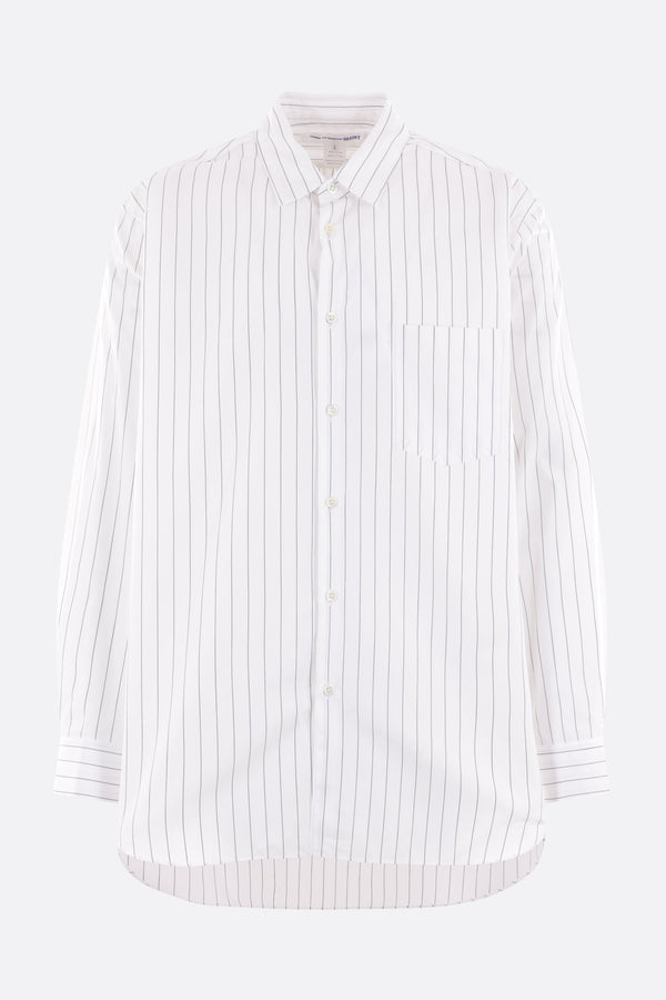 striped poplin oversized shirt 10corsocomo