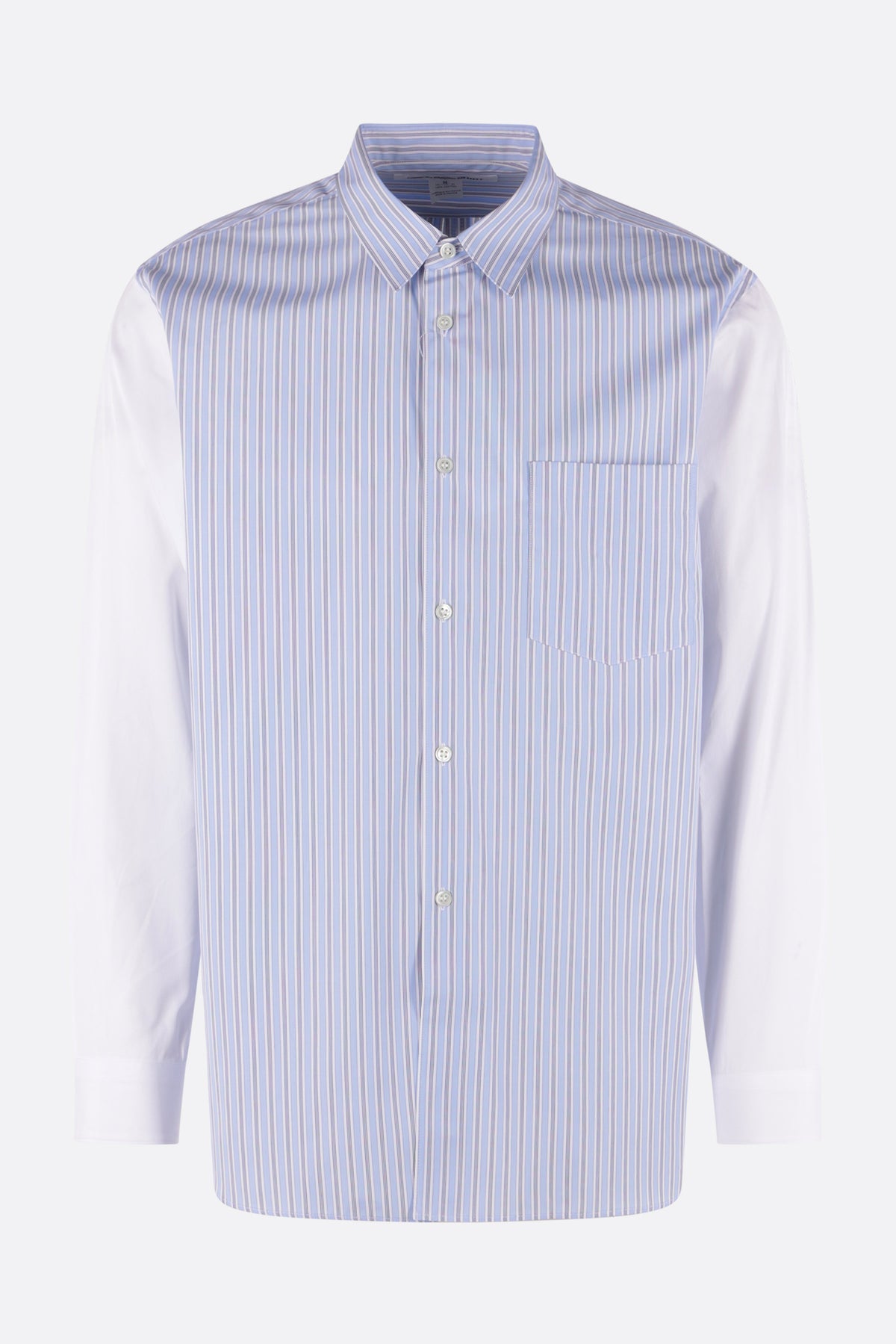 camicia in popeline a righe