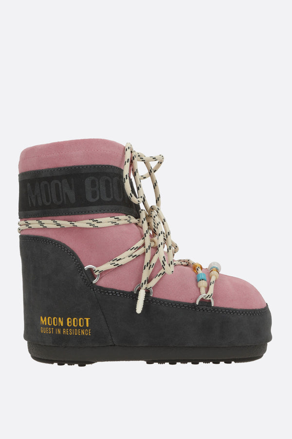 MB x GIR Icon ankle boots in suede