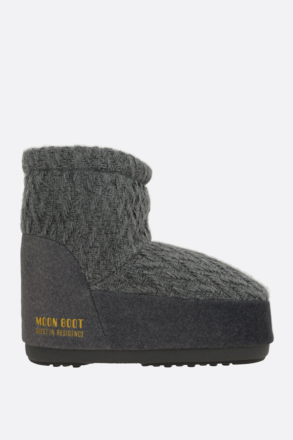 MB x GIR Icon ankle boots in knit