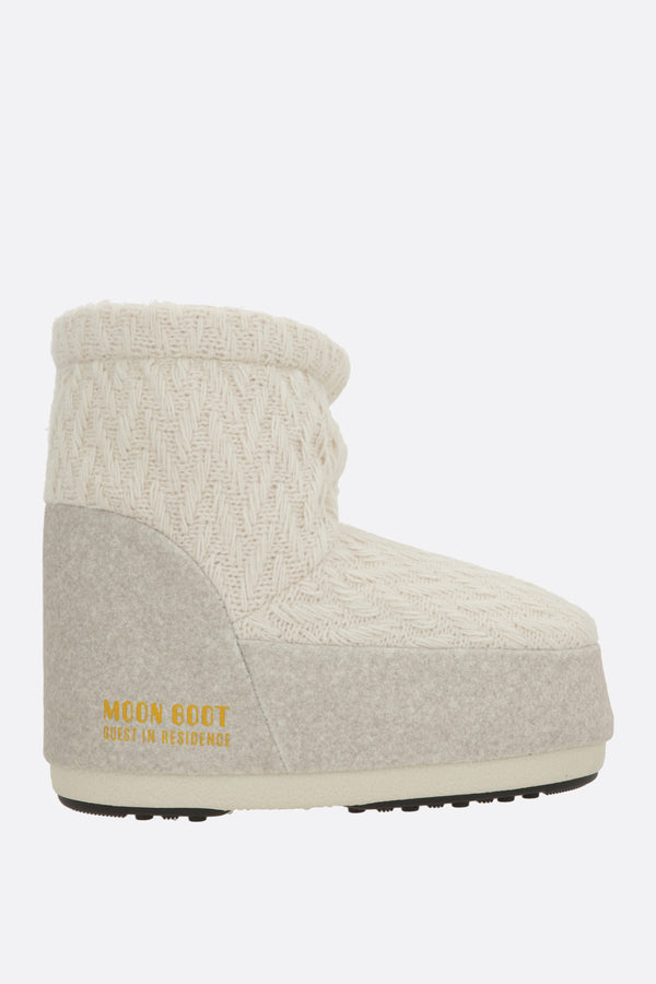 MB x GIR Icon ankle boots in knit