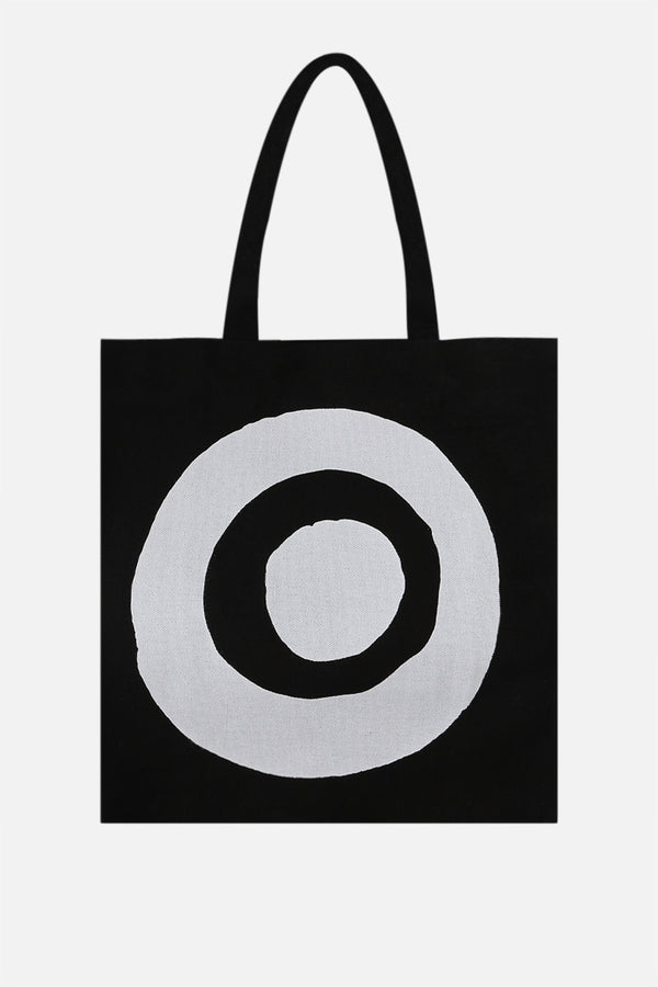 Moon canvas shopping bag