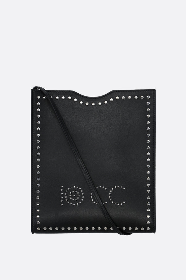 Castor smooth leather crossbody bag
