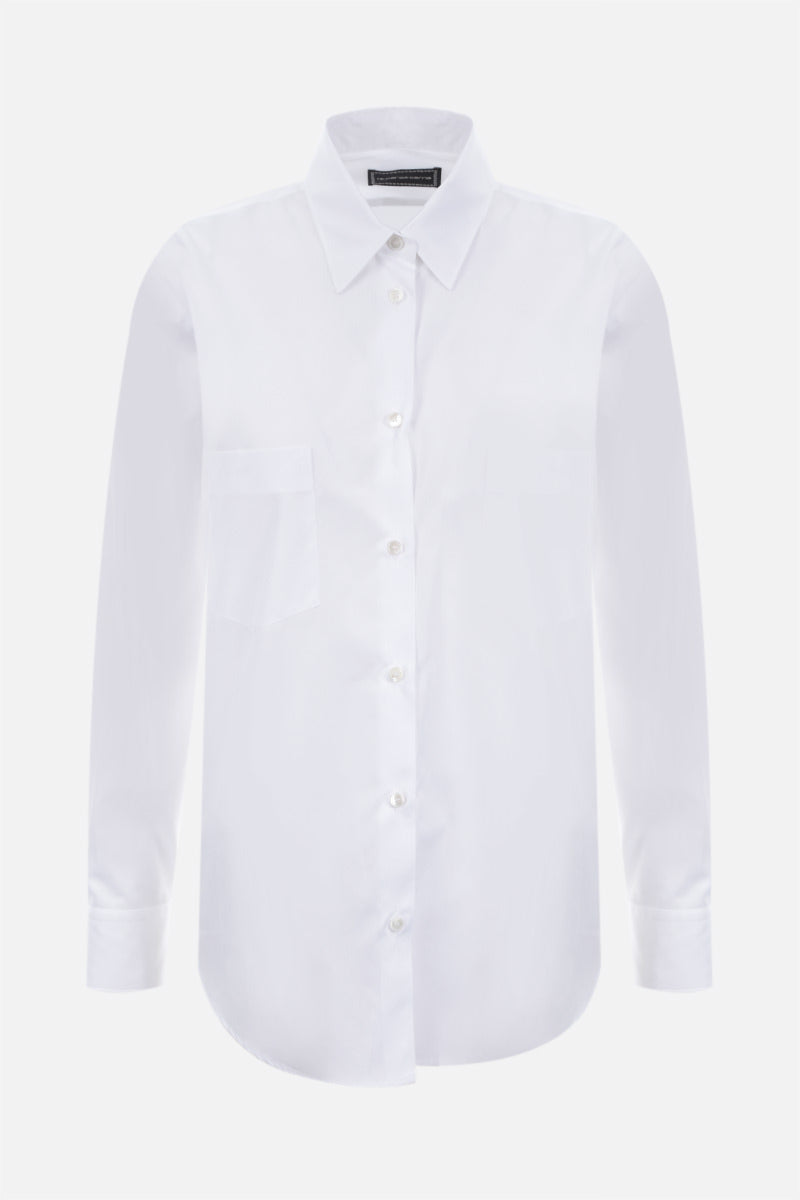 camicia relaxed-fit in popeline