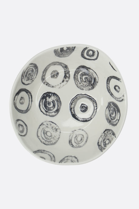 signature circles porcelain medium bowl