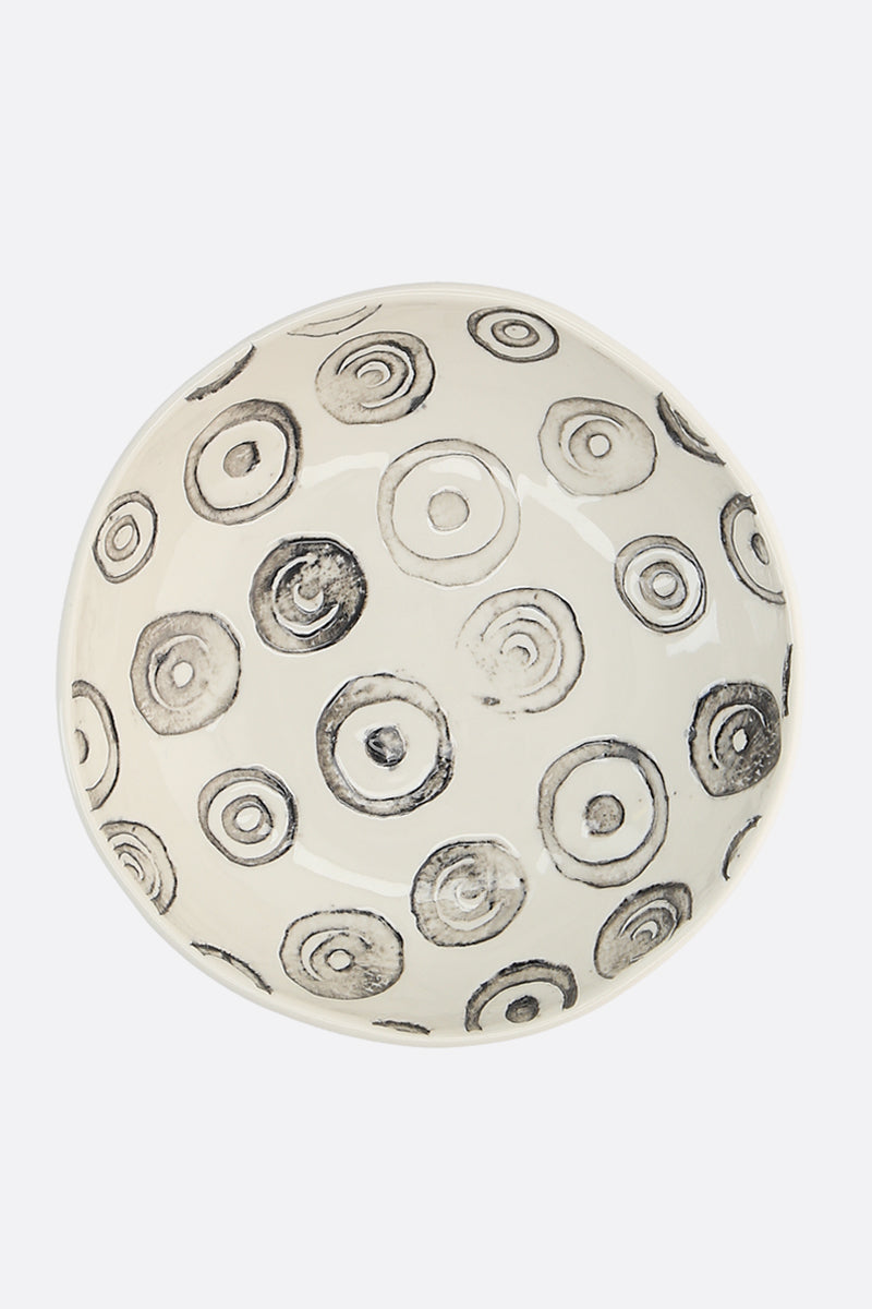 signature circles porcelain large bowl