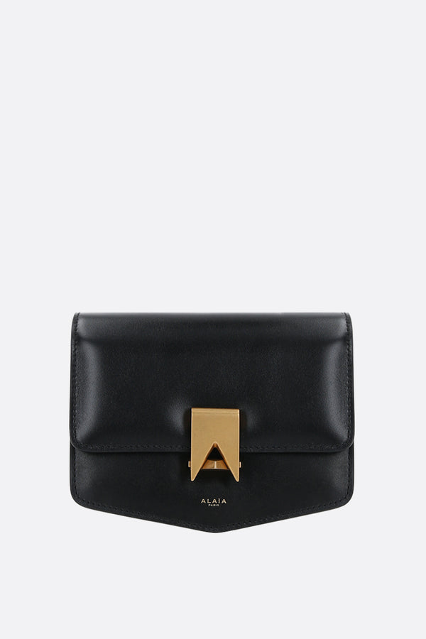Le Papa small shoulder bag in Box leather