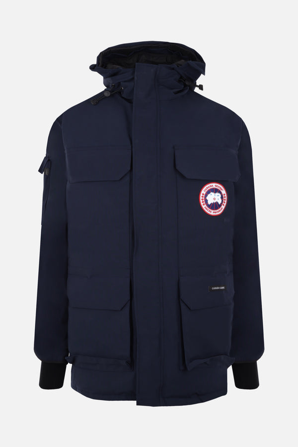 Expedition down-padded parka in cotton blend