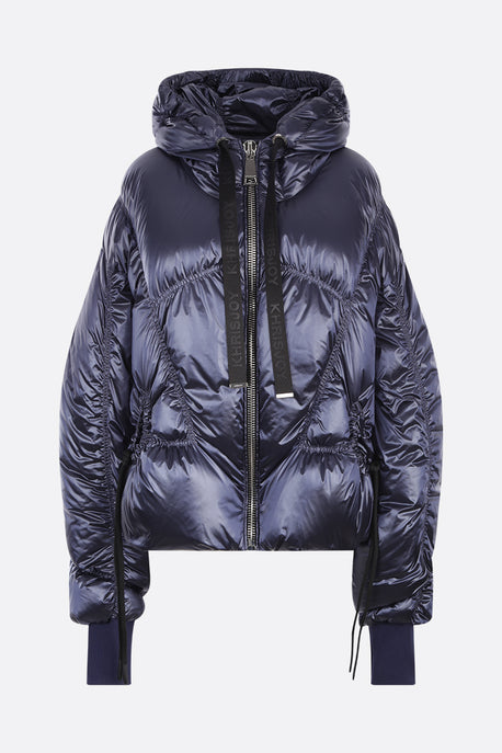 Khris Cloud oversize down jacket in glossy nylon
