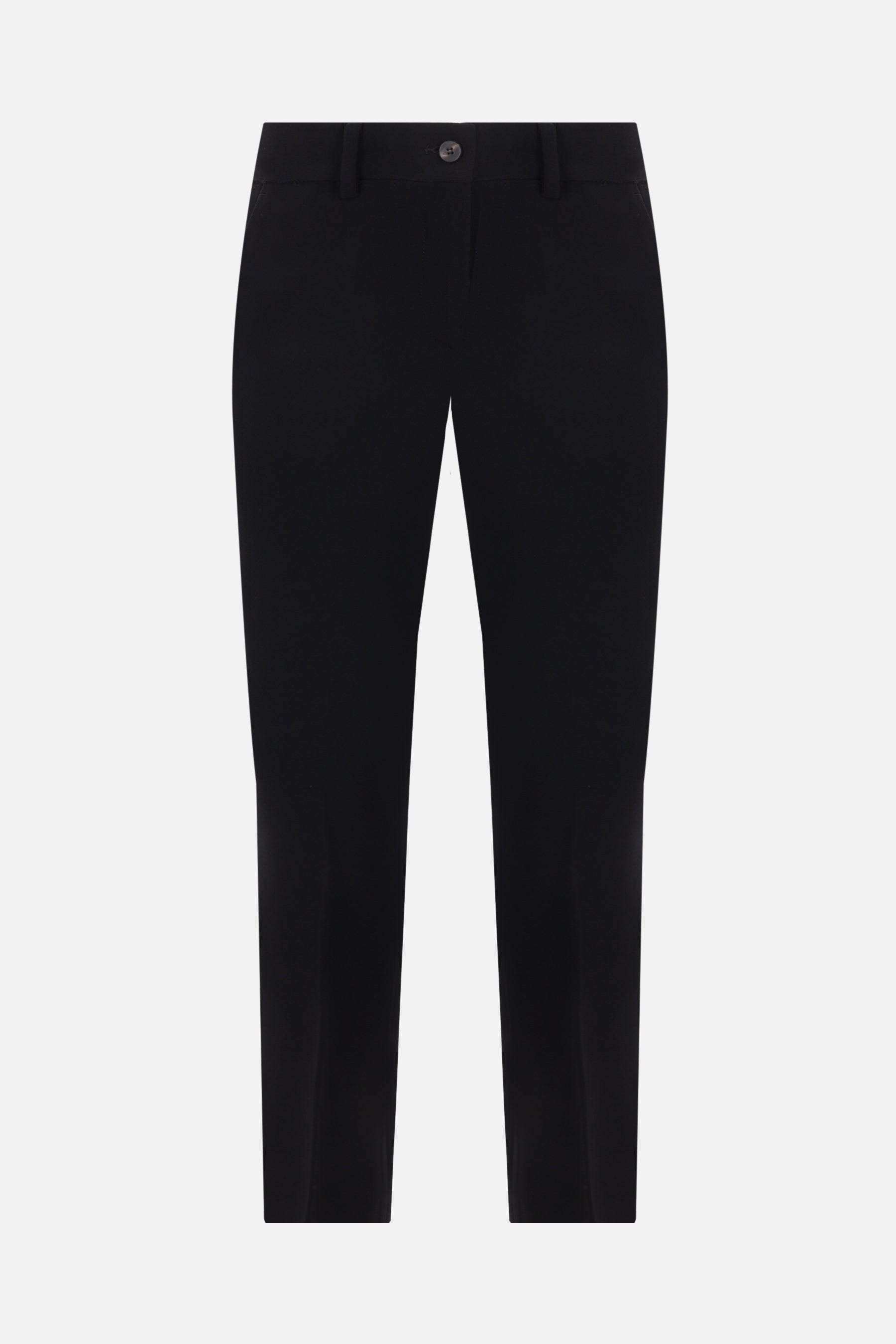 stretch technical fabric trumpet pants