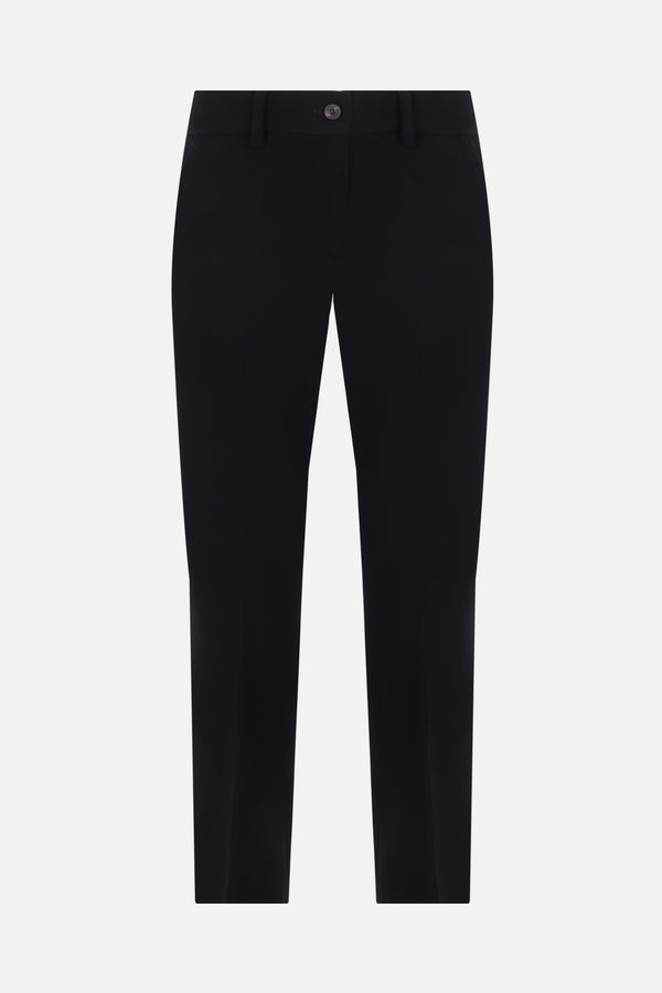 stretch technical fabric trumpet pants