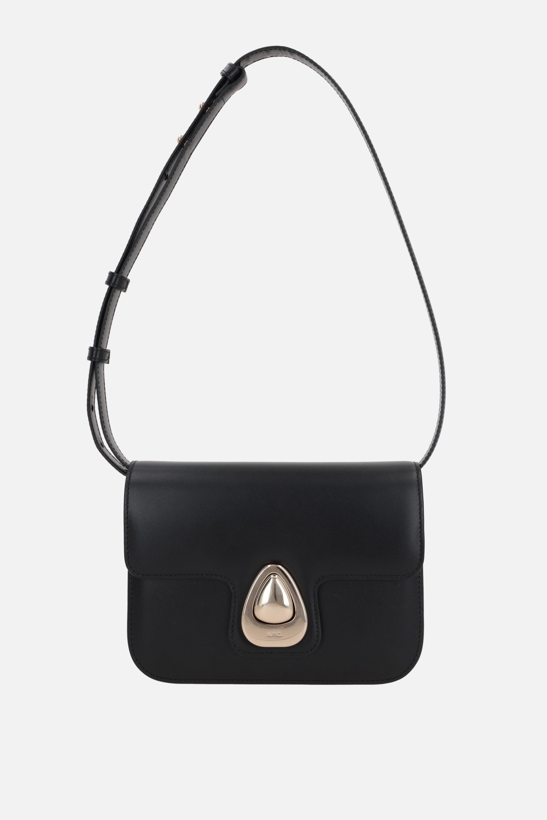Astra small smooth leather shoulder bag
