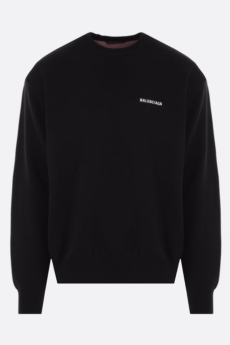 logo printed jersey hoodie – 10corsocomo