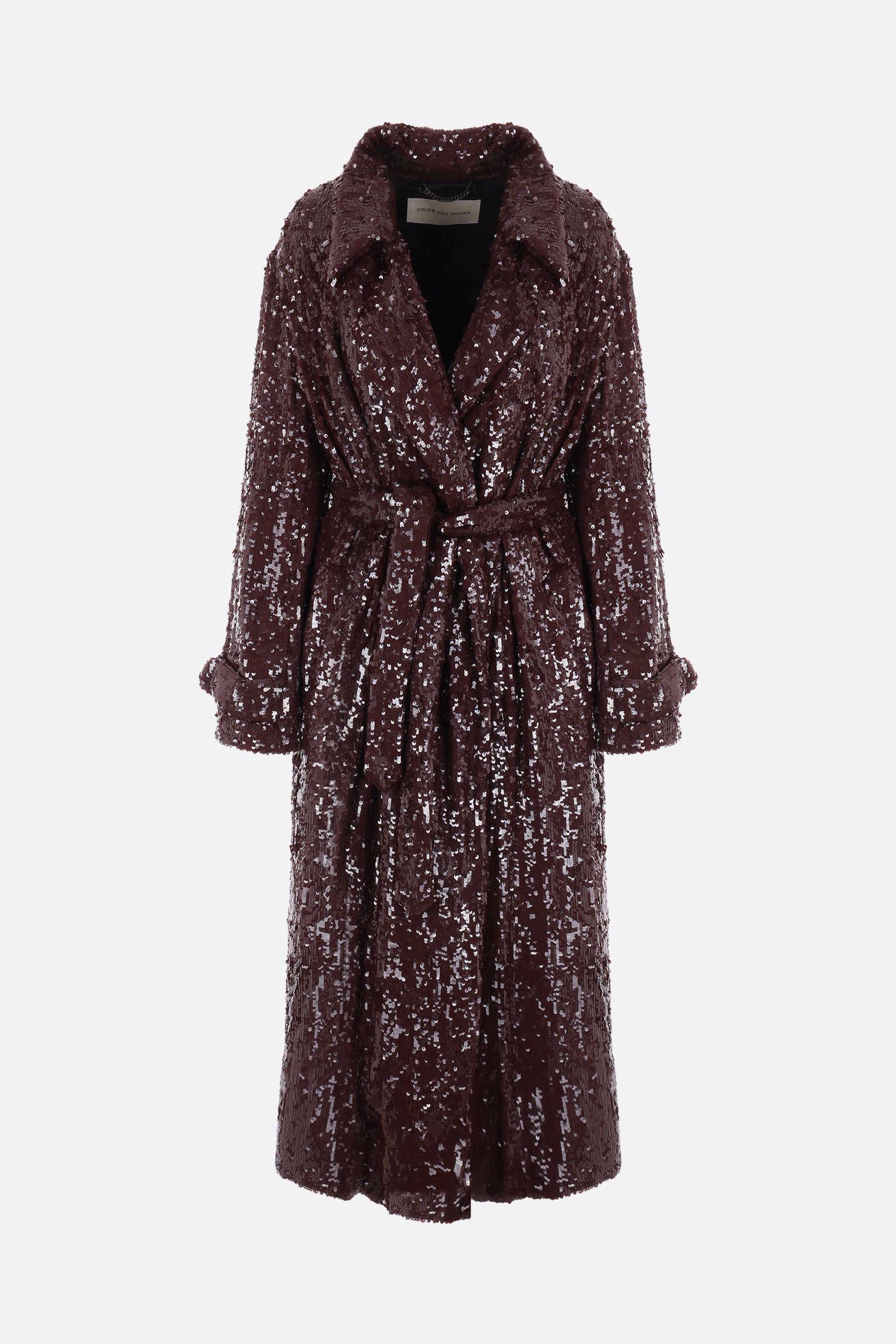 Ronas viscose coat with sequins