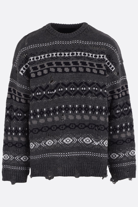 wool blend pullover