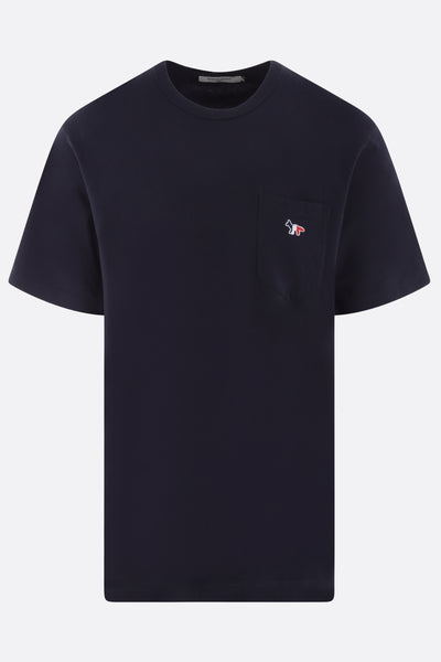 Tricolor Fox patch cotton t-shirt – 10corsocomo