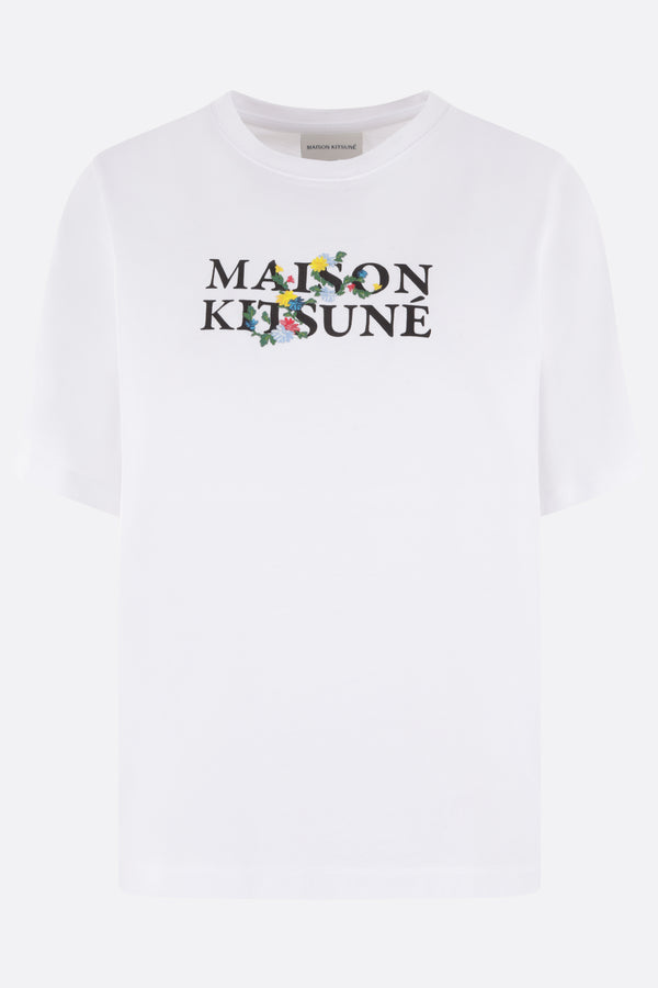 Maison Kitsuné Flowers cotton t-shirt