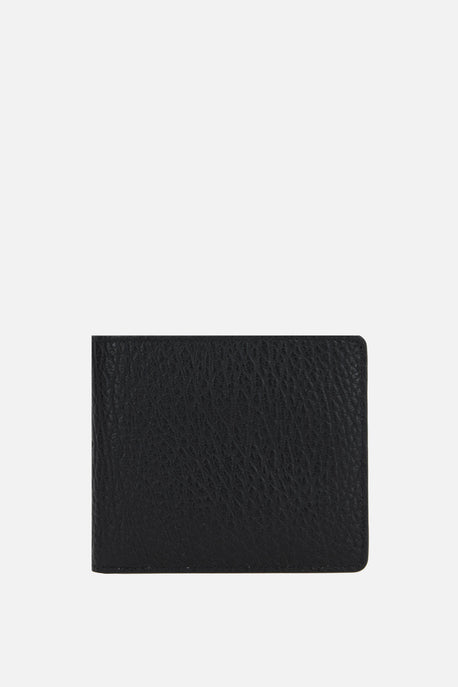 Four Stitches grainy leather billfold wallet