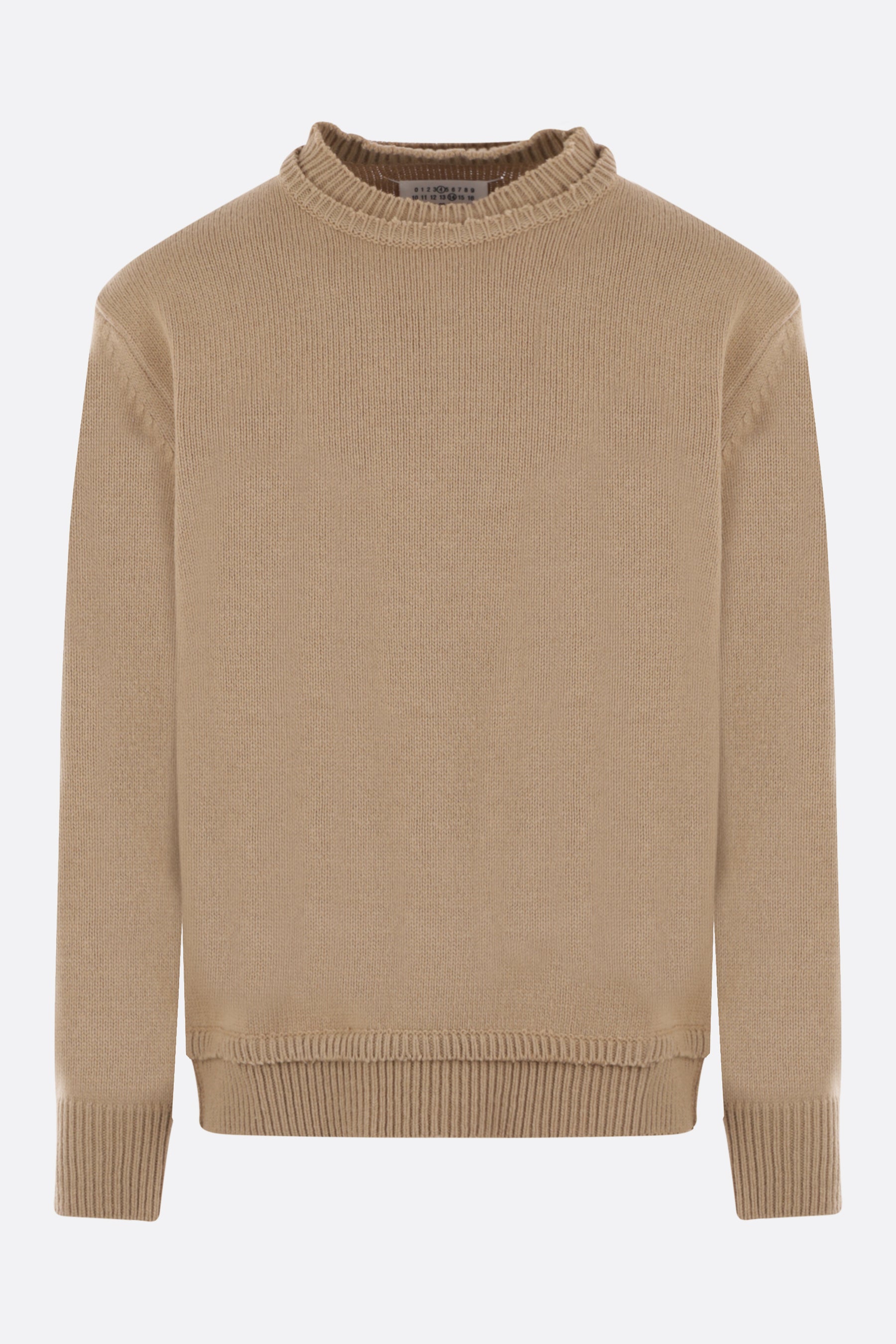 wool, cotton and linen pullover