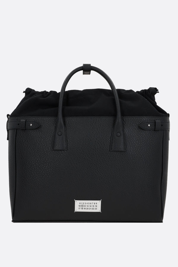 5AC grainy leather business bag