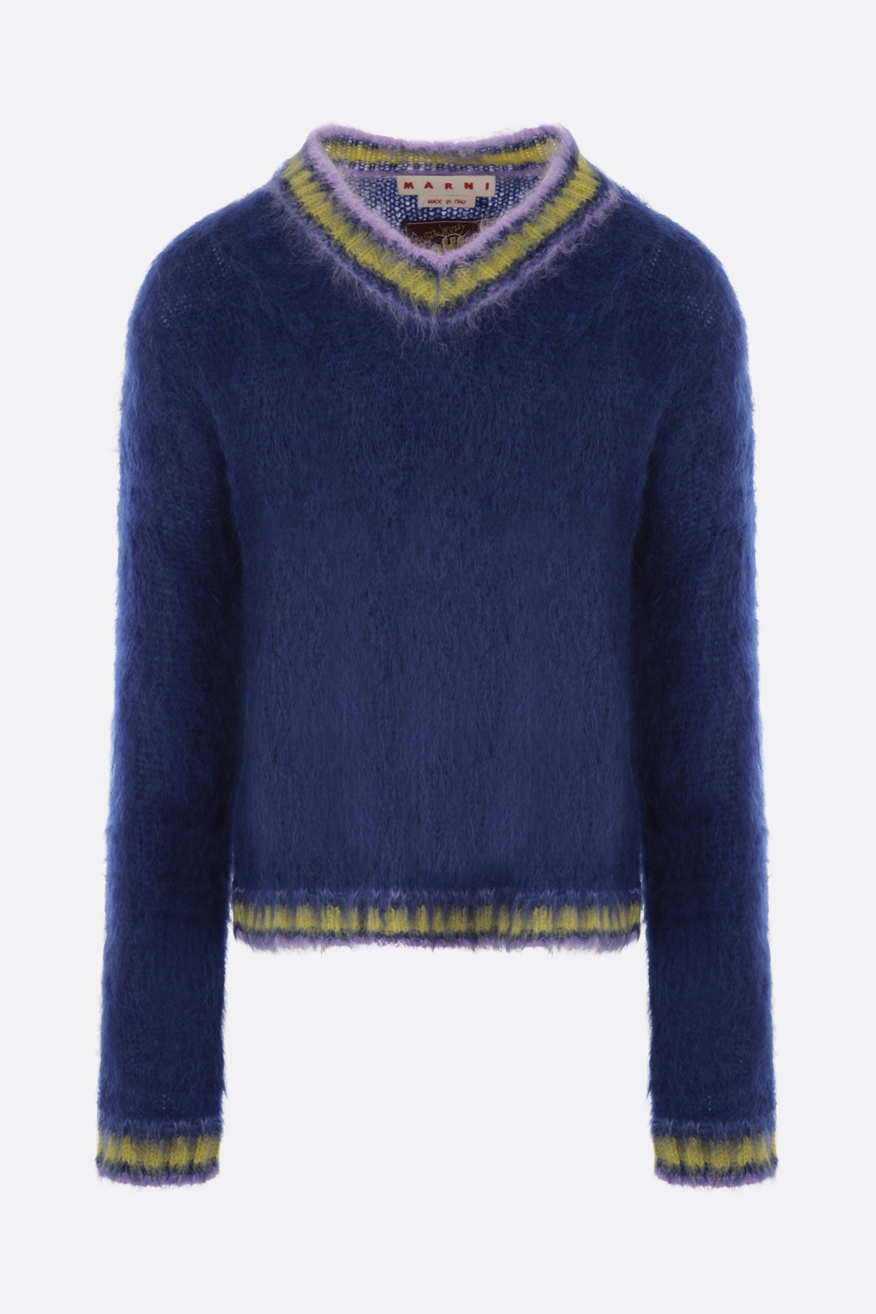 brushed mohair blend pullover