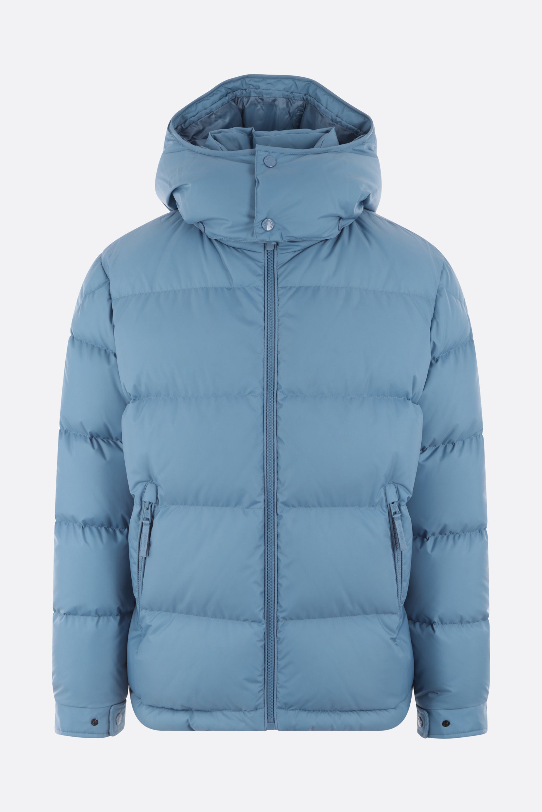 Acanthus quilted nylon down jacket