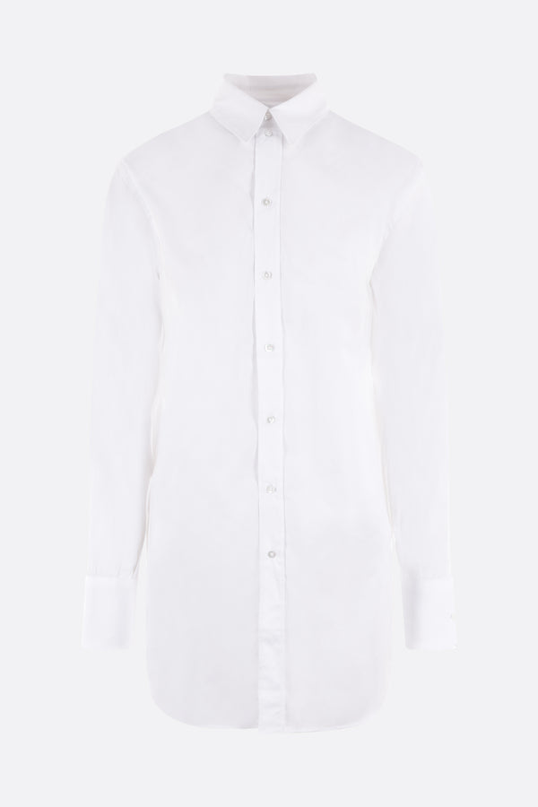 Marcella poplin long-fit shirt