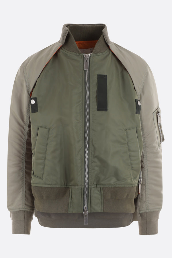 nylon sectioned jacket