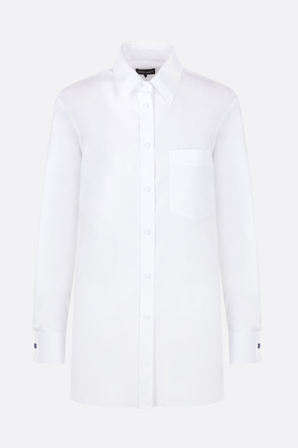 Giorgio Armani button-up cotton shirt - White